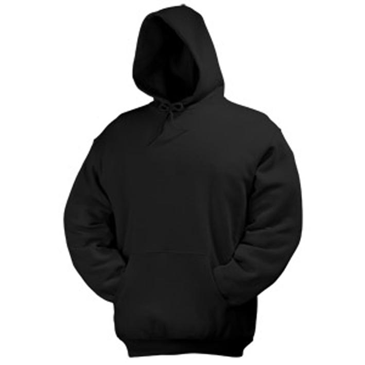 Heavy Hooded Sweat, черный, 20% п/э